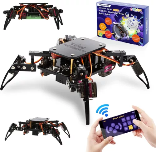 ACEBOTT QD020 ESP8266 Quadruped Bionic Spider Robot kit with Arduino/ACECode