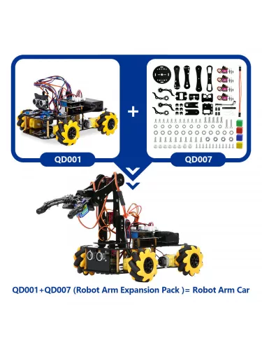 Acebott ESP32 Robot Arm Car Expansion Pack - QD007
