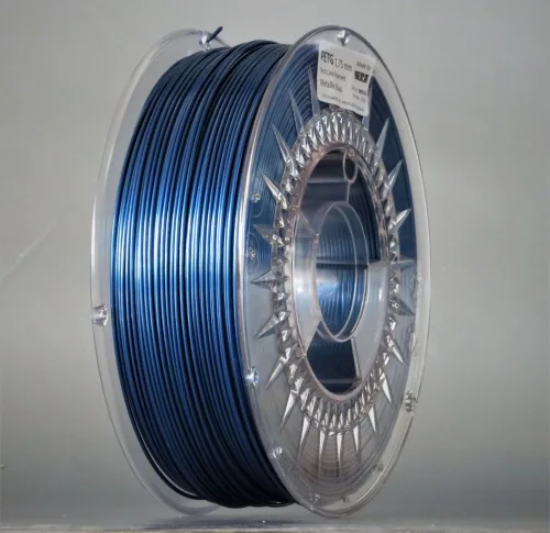 PETG Filament 1.75mm albastru metalic