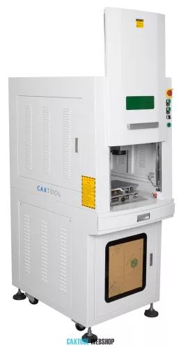 Design de masă cu laser cu fibră de marcare cu laser de masă complet închis 20W