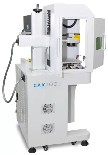 Marker cu laser cu fibră laser cu design de birou CAXTM_FHC_30 30W