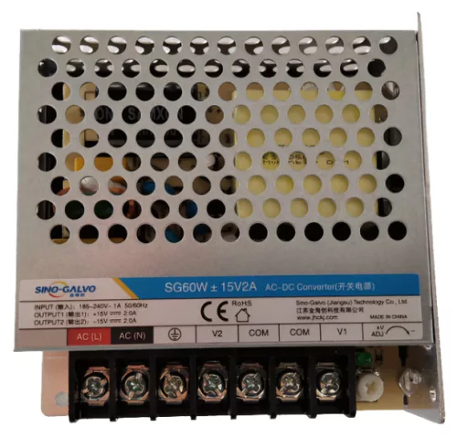 Alimentarea cu energie marker de fibre pentru SINO-GALVO cap SG60W±15V2A
