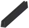 Profil de protecție a marginilor silicone, 6,85x3,2x6,35mm Profilu "U" negru
