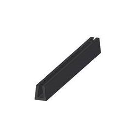   Profil de protecție a marginilor silicone, 6,85x3,2x6,35mm Profilu "U" negru