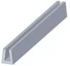 Profil de protecție a marginilor silicone, 6,85x3,2x6,35mm Profilu "U" gri