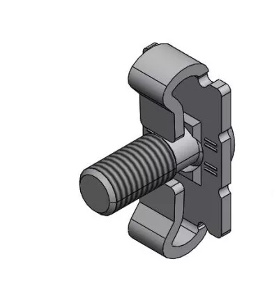 I8 standard-fastening set, 8mm groove