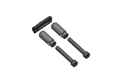 I8 Automatic connector with double nut