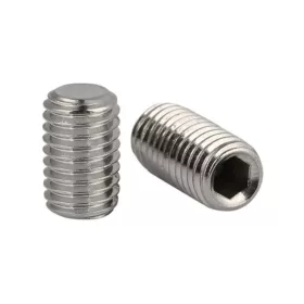   Hex socket set screws with flat point DIN 913 10.9 zinc plated M8X12