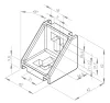 B10 corner bracket 45x45, 10mm groove