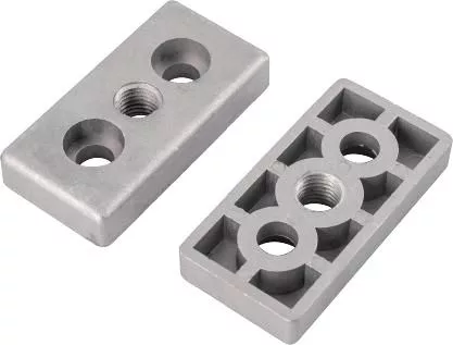 B10 4590 Foot plate pentru profile aluminiu, M12