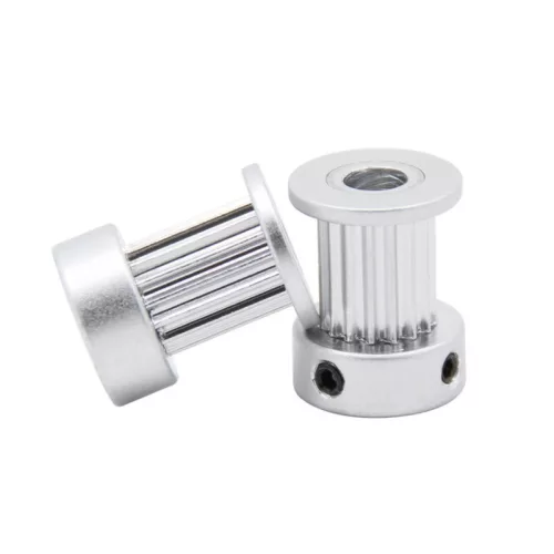 Fulie dințată 20 dinți pentru curea GT2 10mm ax metru 6,35mm 