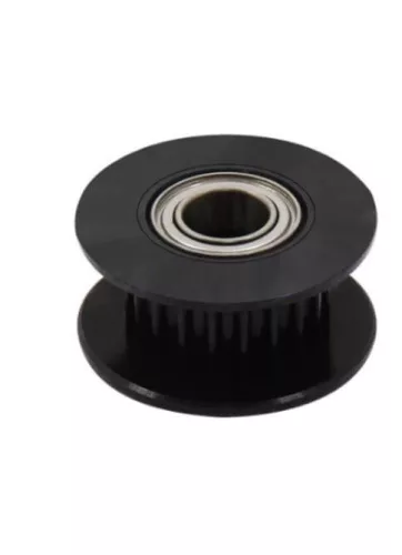 Fulie rolă întinzătoare GT2 6mm 20 dinți ax metru 3mm negru