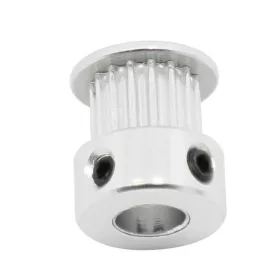 Fulie dințată 20 dinți pentru curea GT2 6mm ax metru 6mm 