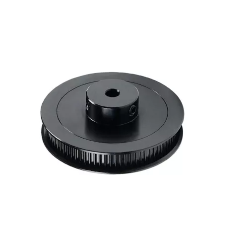 Fulie dințată 80 dinți pentru curea GT2 6mm ax metru 5mm negru