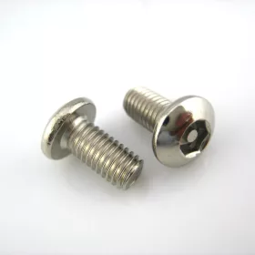 Şurub cu cap bombat şi locaş hexagonal DIN 7380 A2 M5x10 