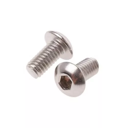 Şurub cu cap bombat şi locaş hexagonal DIN 7380 A2 M4x16