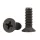 Şurub cap ingropat PH Phillips DIN 965 4.8 DSB negru M3x20