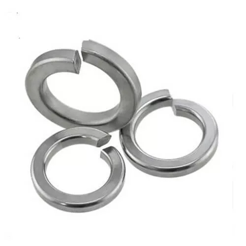 Spring lock washer flat end DIN 127B steel zinc plated M8