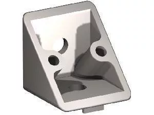 I6 Suport de colț 30 x 30 mm, canelură de 6 mm