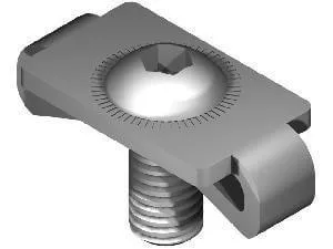 I6 Set de fixare standard, canelură de 6 mm