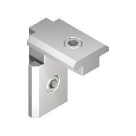   B10 L-coltar pentru profile din aluminiu, canal 10, 40x40, M8x12