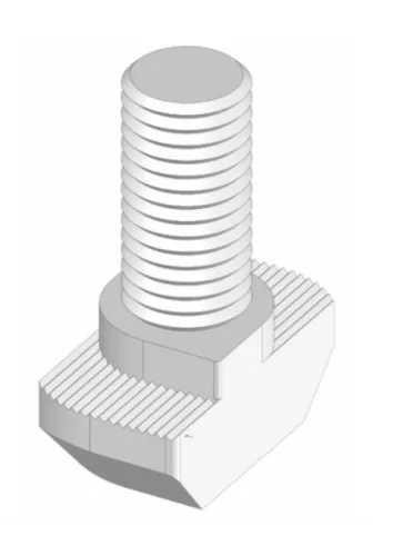 B8 surub cu cap ciocan M6x16