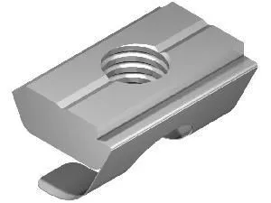 B10 piulita M8, canal 10, 20x13,8x5,3 mm