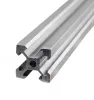 V-SLOT Profil de aluminiu 20 x 20mm, canal 6, anodizat natural