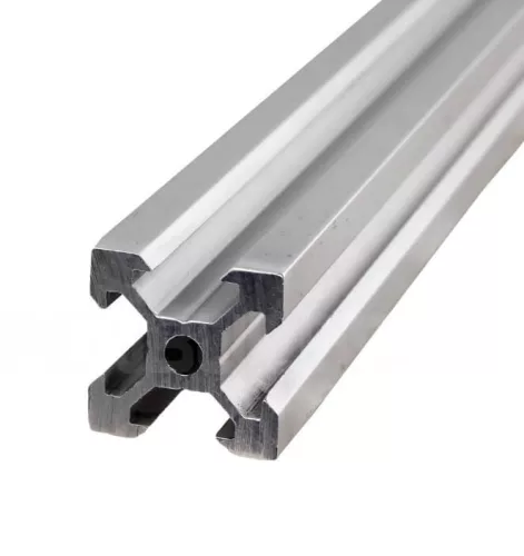 V-SLOT Profil de aluminiu 20 x 20mm, canal 6, anodizat natural