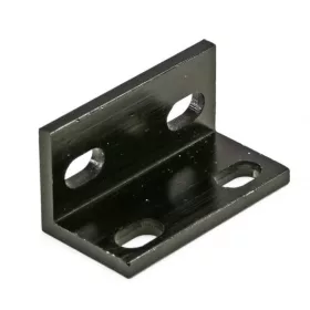 Universal L coltar (dublu) - negru anodizat