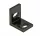 Universal L coltar (singur) - negru anodizat