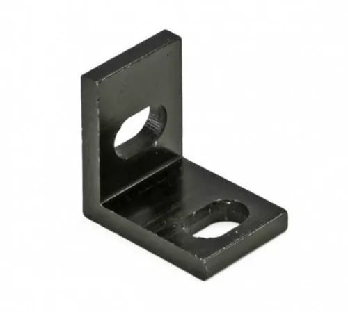 Universal L coltar (singur) - negru anodizat
