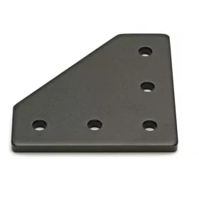 Placa de legătură - 90 grad - negru anodizat