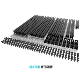 Cadru set Hypercube la imprimantă 3D (negru)