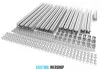 Cadru set Hypercube la imprimantă 3D (natural)