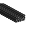 C-BEAM Profil de aluminiu, canal 6, anodizat negru
