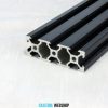 V-SLOT Profil de aluminiu 20 x 60mm, canal 6, anodizat negru