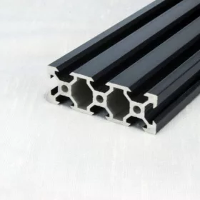 V-SLOT Profil de aluminiu 20 x 60mm, canal 6, anodizat negru