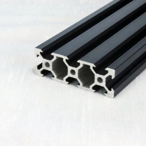 V-SLOT Profil de aluminiu 20 x 60mm, canal 6, anodizat negru