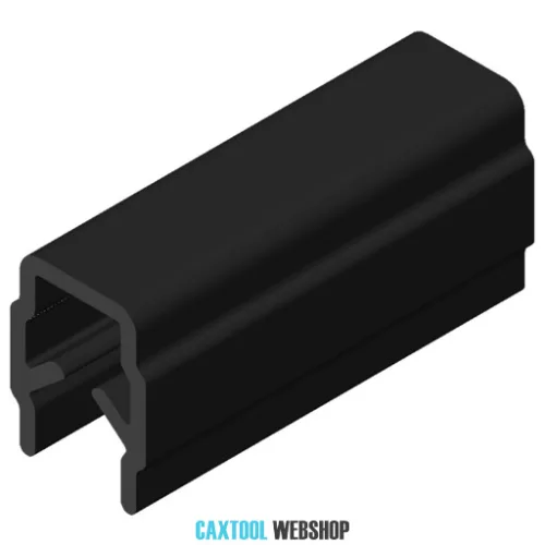 I8 Cover profile black (2x1000 mm)
