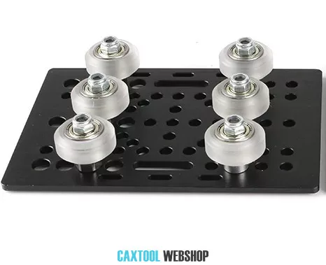 Set Gantry Gantry V-Slot - Universal 2020 până la 2080 - Delrin cu 6 roți