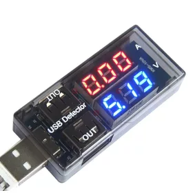 USB contor de curent și tensiune