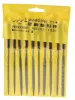 Needle files set 5x180mm (10pcs)