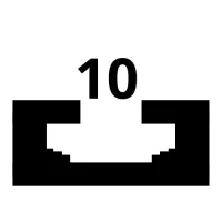 Profil de aluminiu compatibil Bosch NUT 10