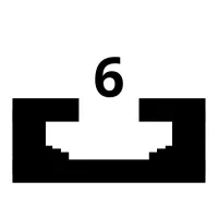 Profil de aluminiu compatibil Item NUT 6